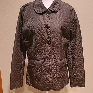 *HOST PICK* Women's Quilted Jacket Dark Green Size M